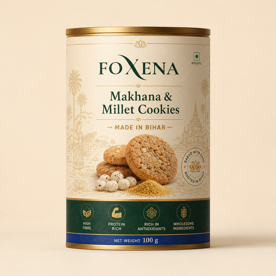 Makhana & Millet Cookies